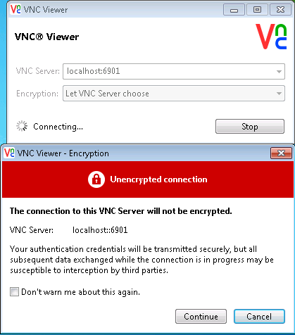 will vnc connect to a computer asleep